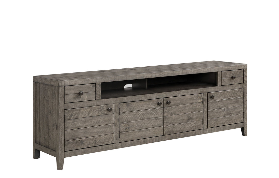 Tempe - TV Console (84") - Grey Stone