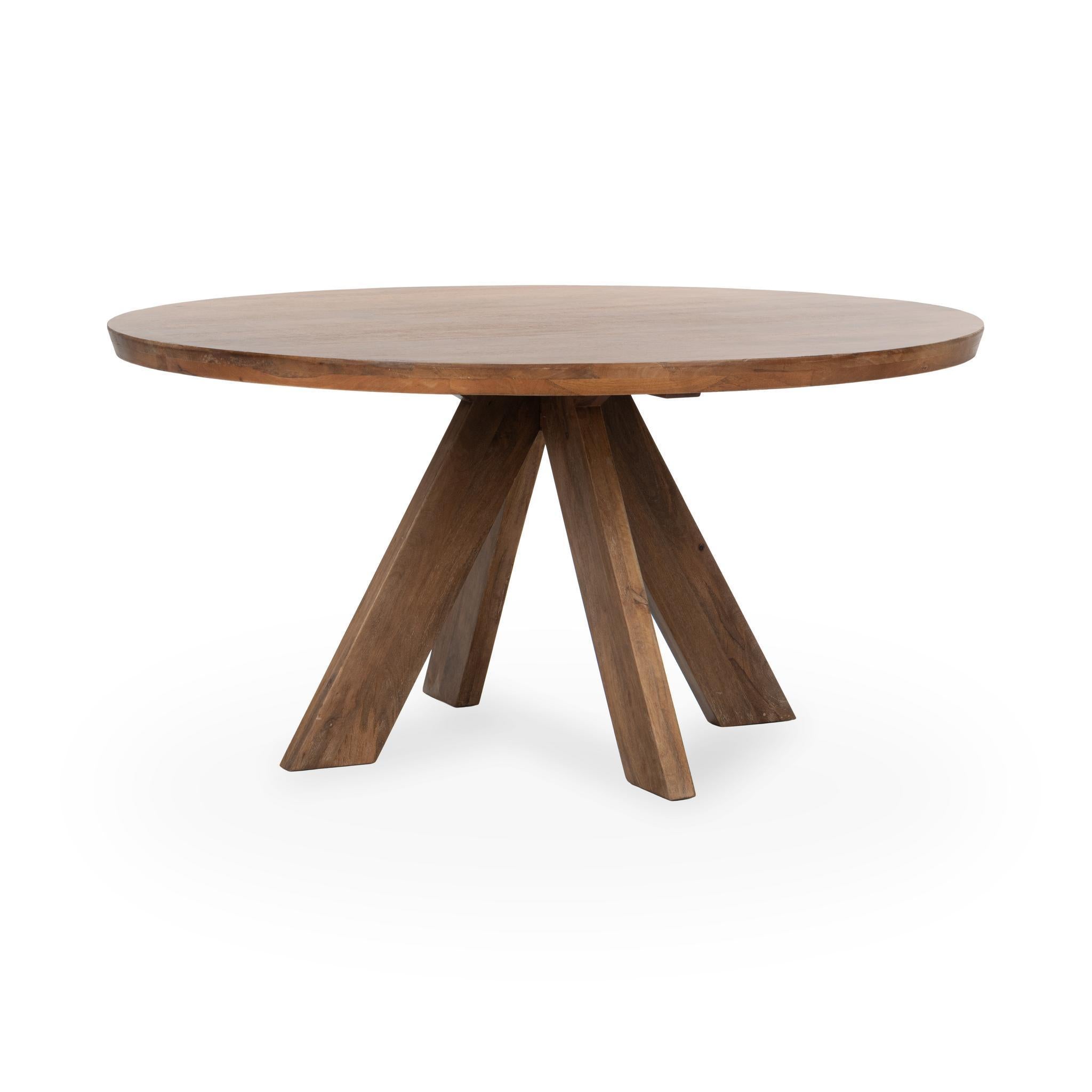 Rodrigo - Round Dining Table - Hickory Brown