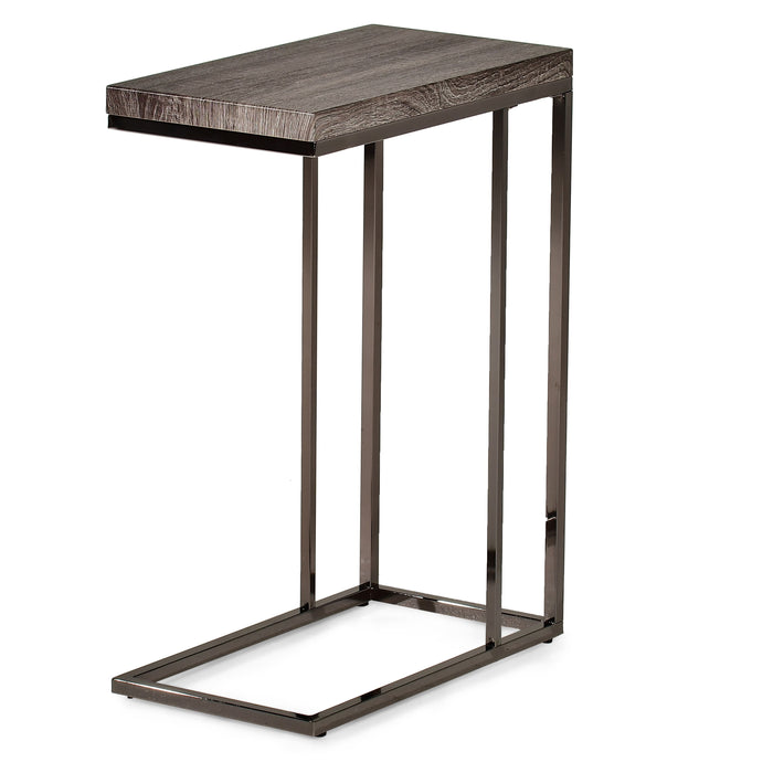 Lucia - Chairside End Table - Gray Top