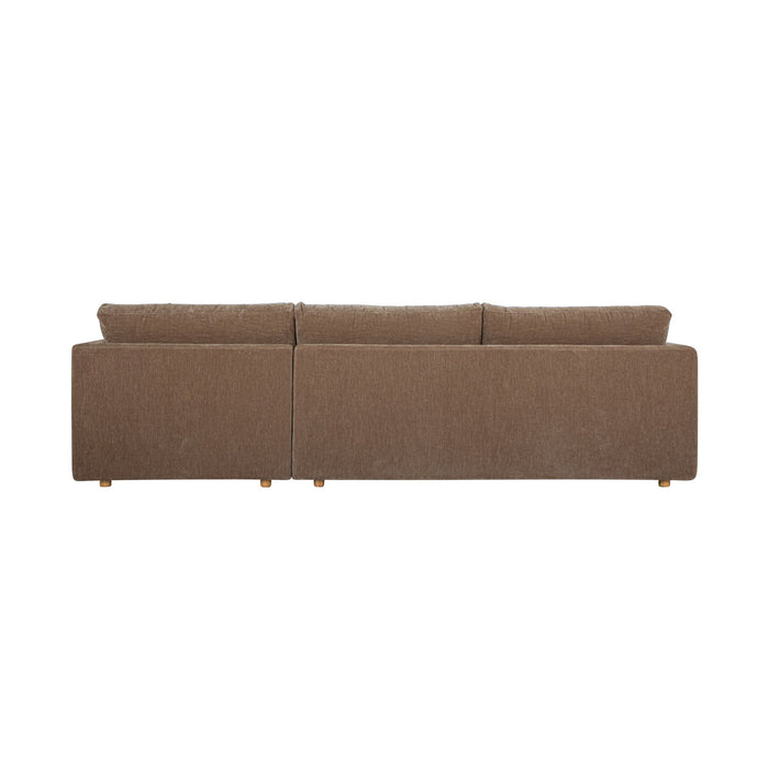 Bryn - Sectional Camel Right Stationary Sofa - Light Brown