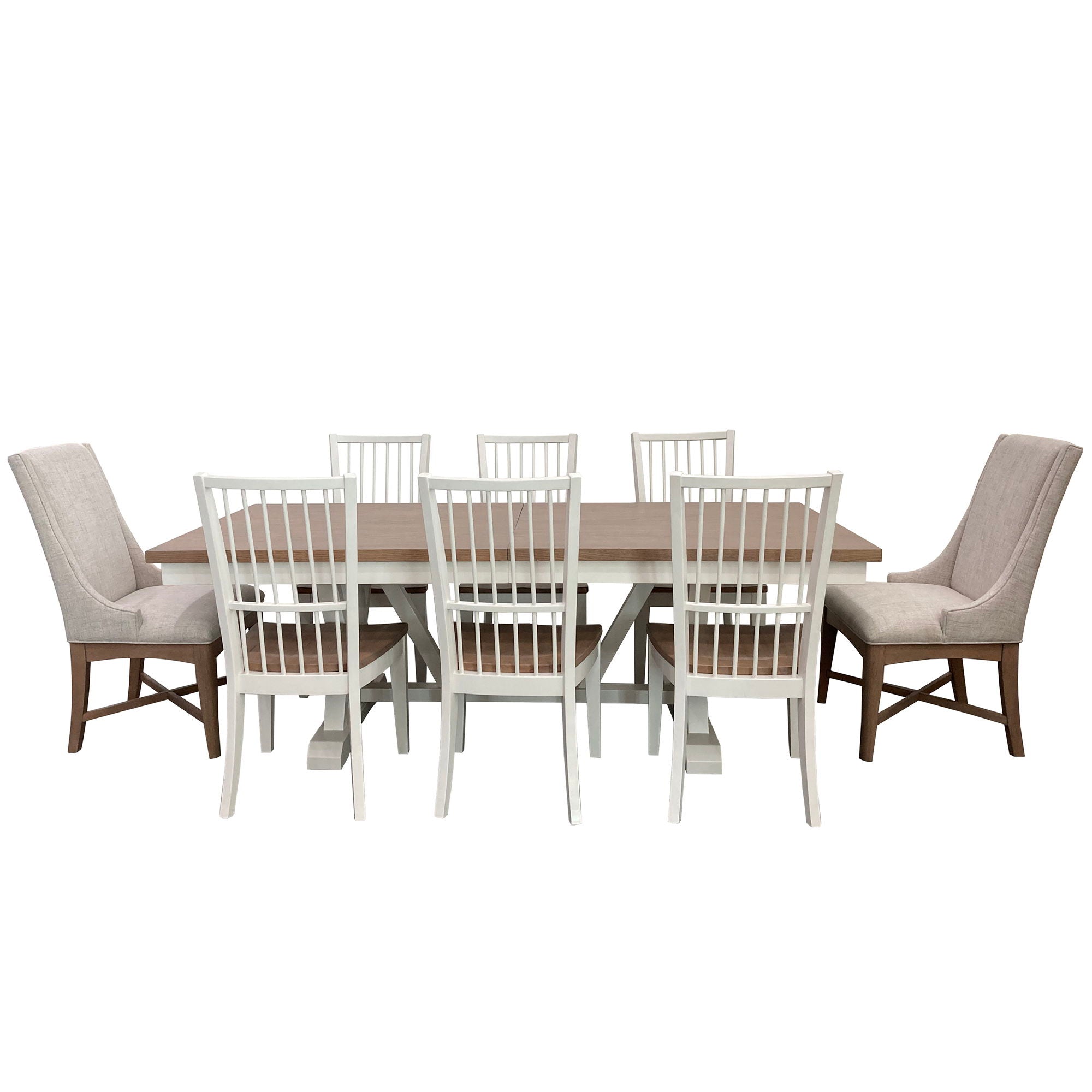 Americana Modern Dining - Host Dining Chair (Set of 2) - Cotton White
