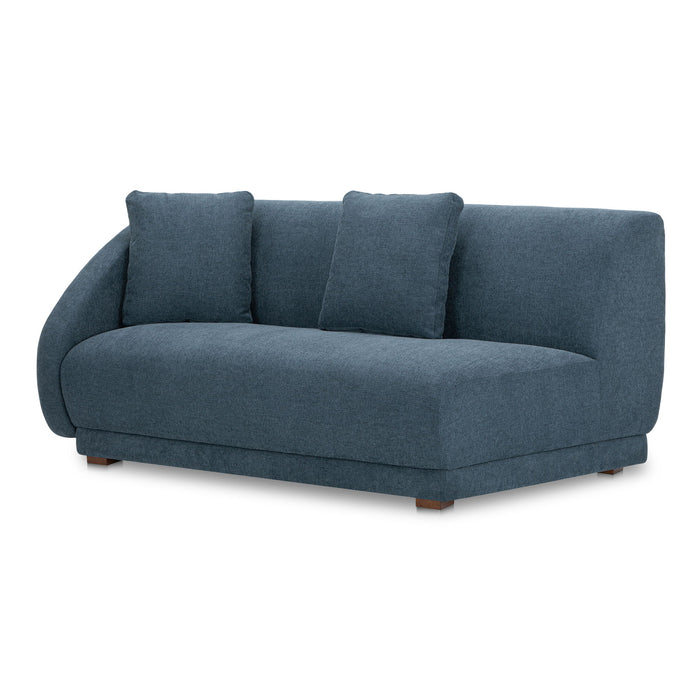 Fraser - Left Arm Facing Sofa - Deep Blue