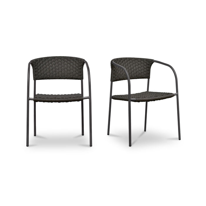 Zola - Outdoor Dining Chair (Set of 2) - Dark Brown