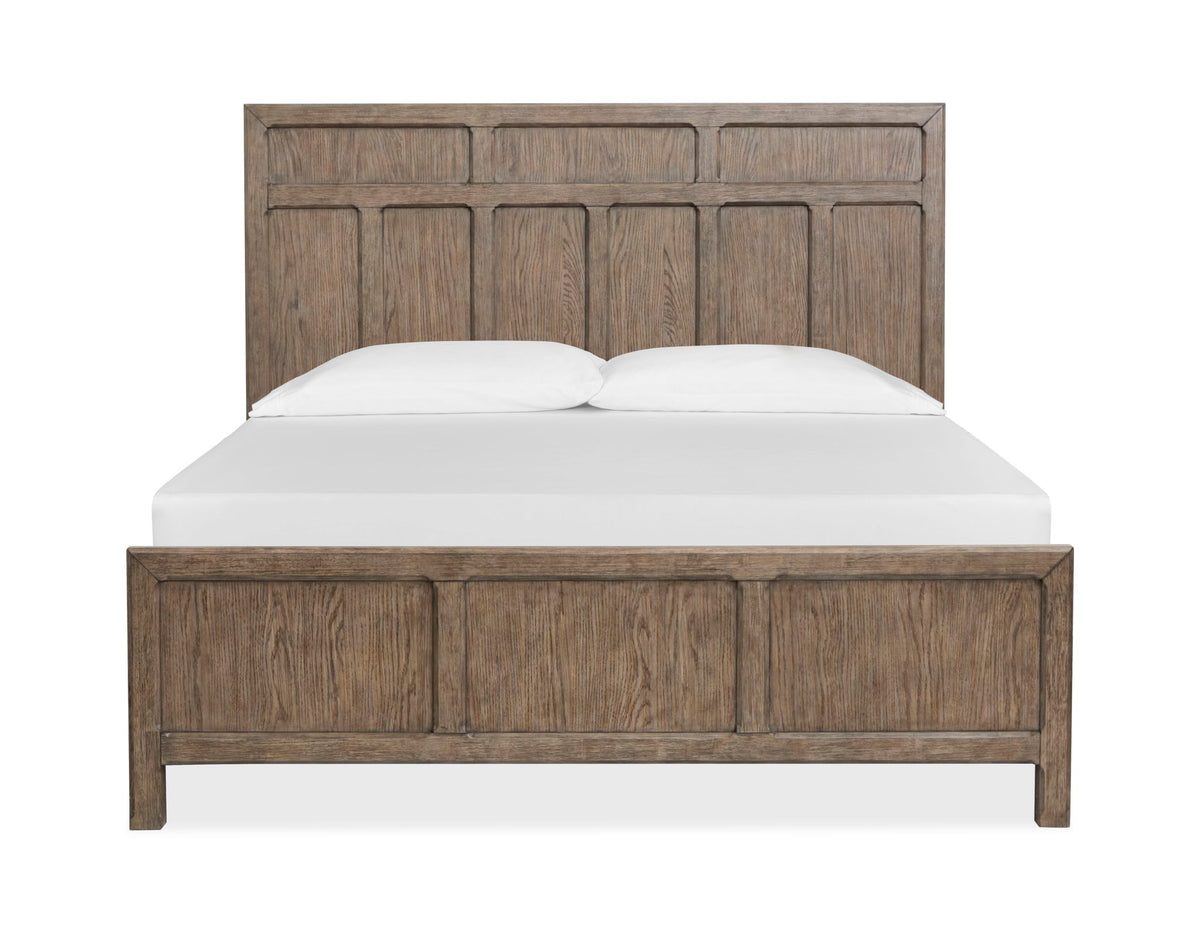 Claremont - Queen Panel Bed - Smokey Taupe