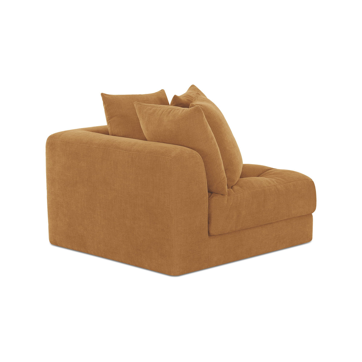 Davie - Corner Chair - Golden Yellow