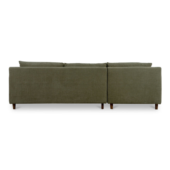 Hutton - Left Sectional - Olive