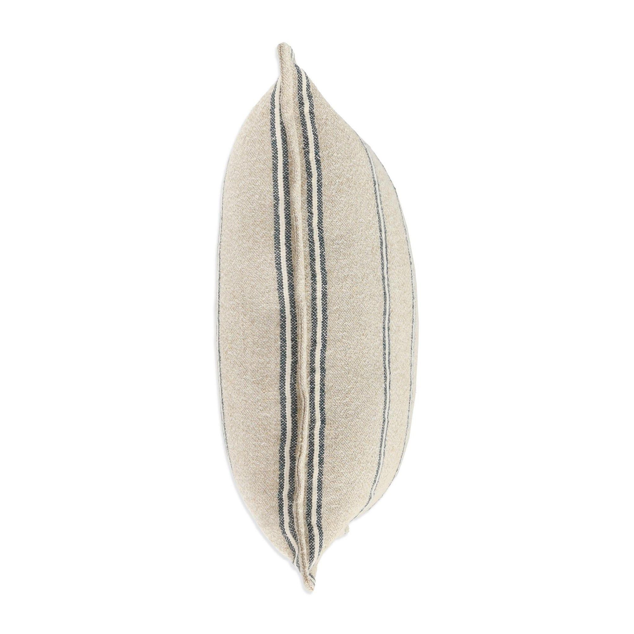 Delgada - 26" x 26" Pillow - Natural / Blue
