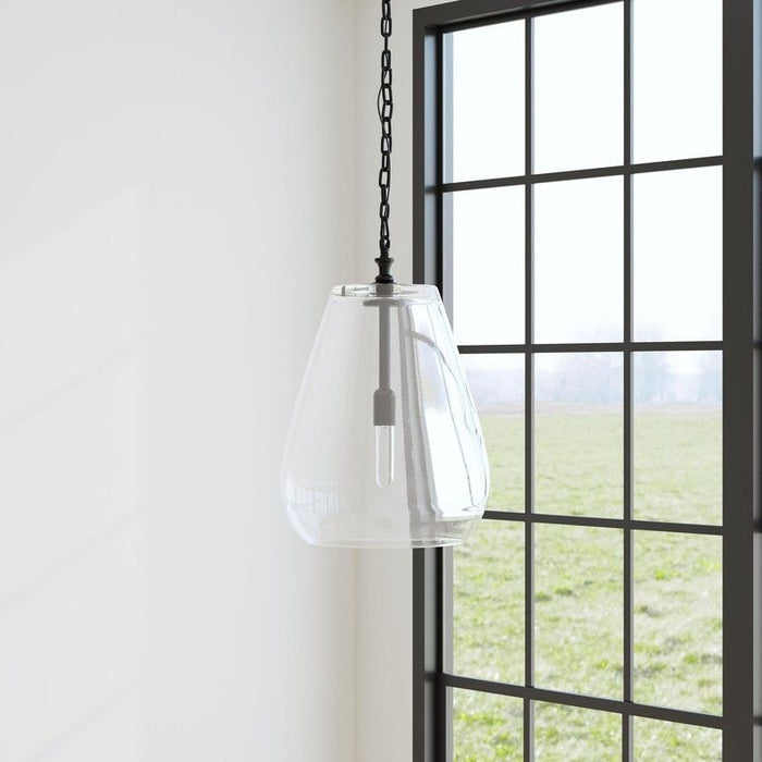 Odense - Glass Pendant - Black