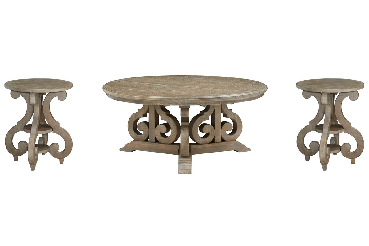Tinley Park - Round Cocktail Table Set