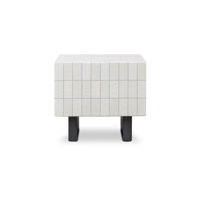Farren - Outdoor Side Table - Cream