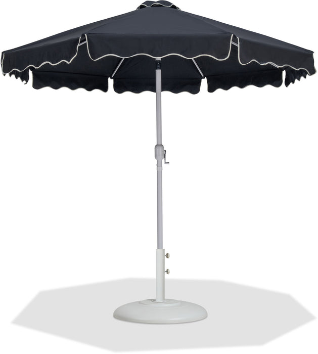 Amalfi - Patio Umbrella - White Base / White Pole