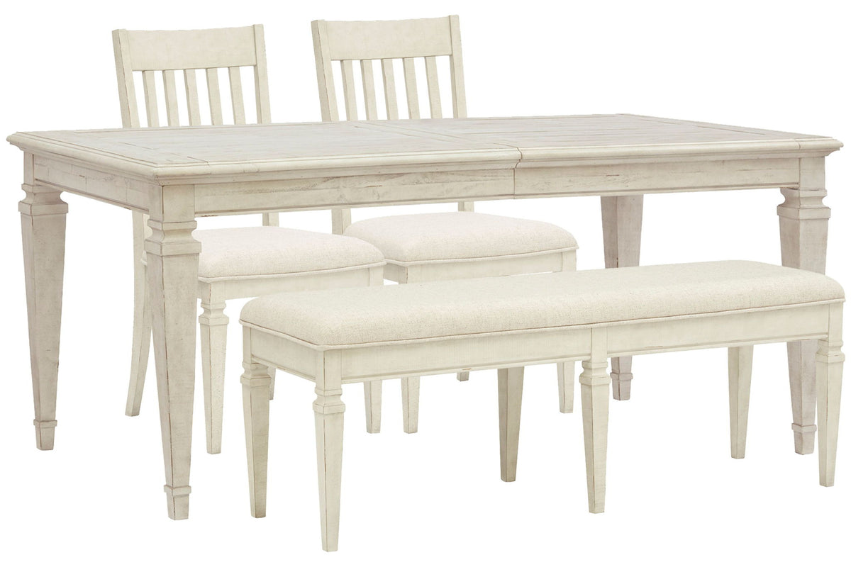Newport - 4 Piece Extendable Rectangular Dining Table Set