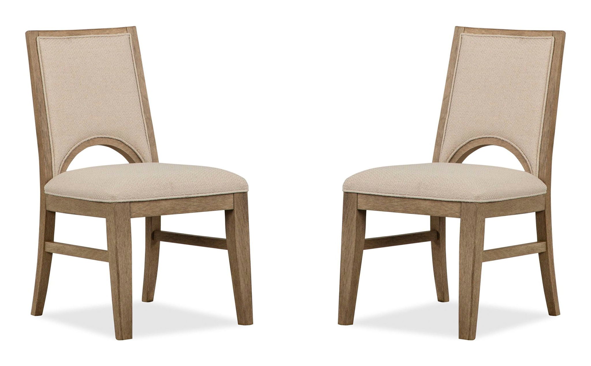 Tristan - Upholstered Side Chair (Set of 2) - Swiss Coffee