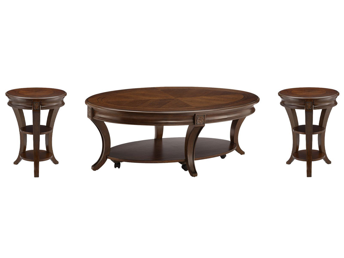 Winslet - Round Caster Cocktail Table Set