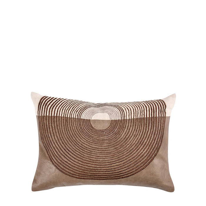 Modern Perspective - MP Granville Pillow - Sandstorm Taupe/Gold