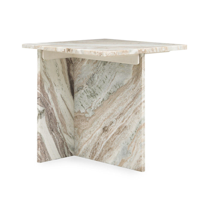 Bexly - Marble Square End Table