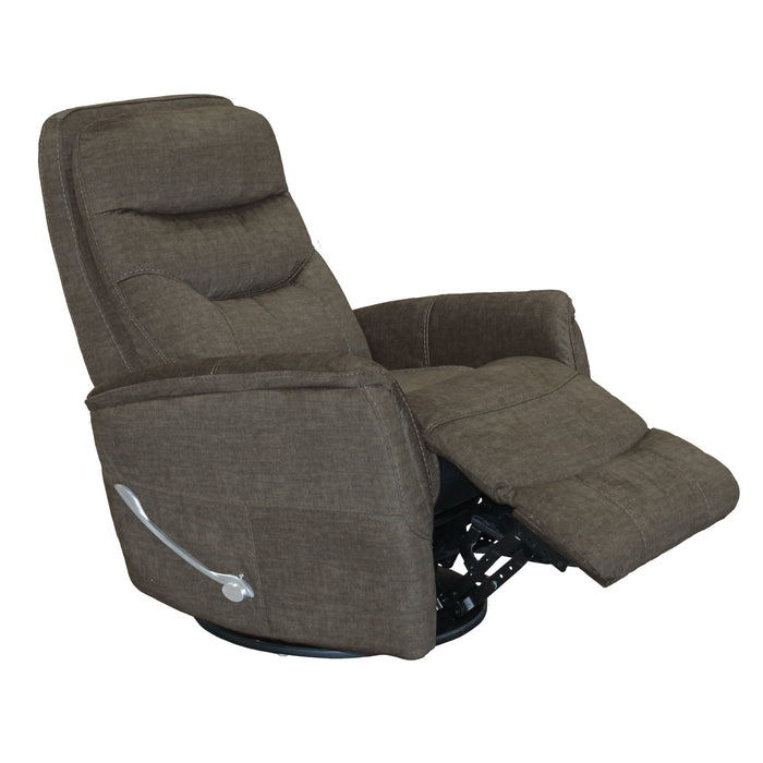 Gemini - Manual Swivel Glider Recliner - Titanium