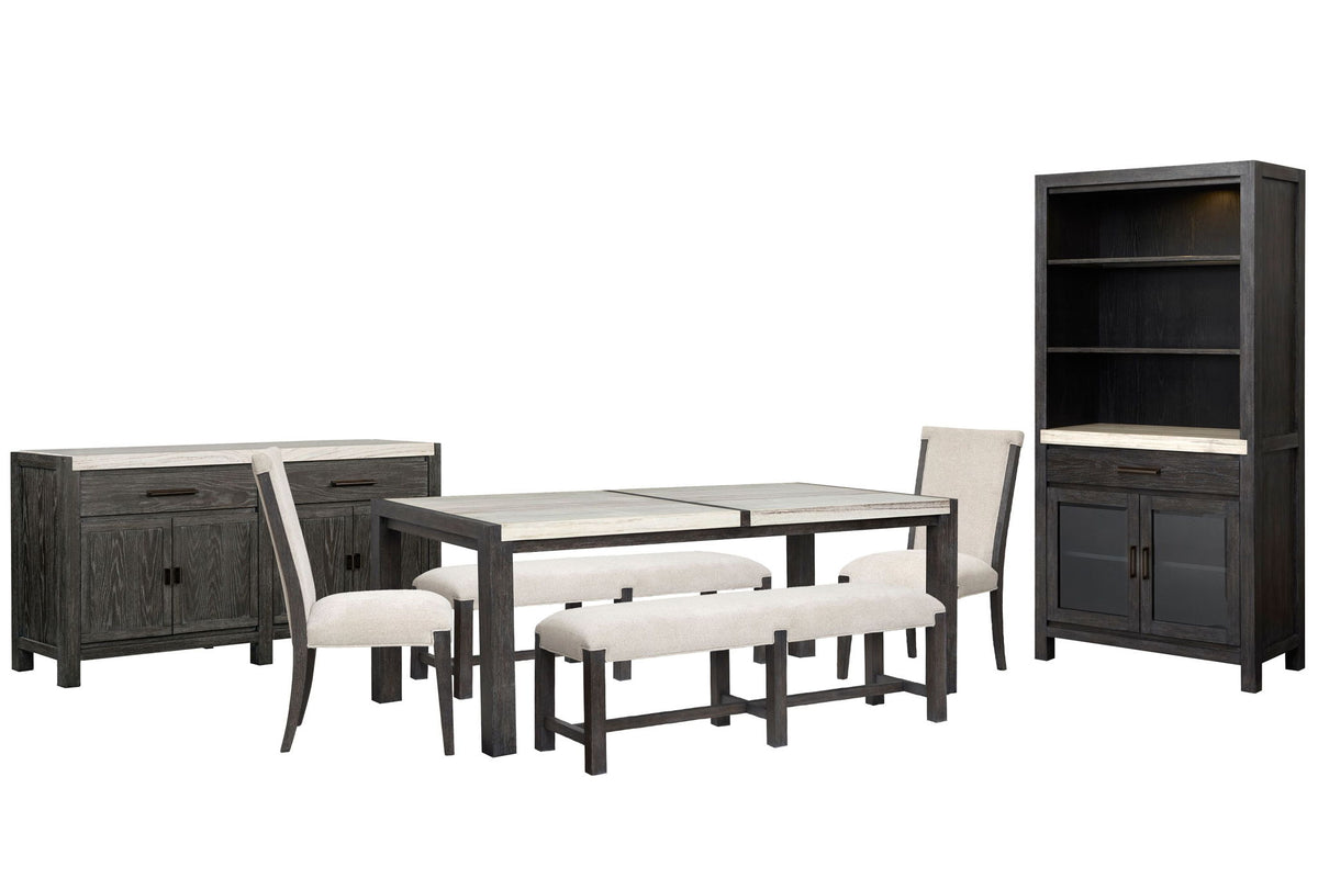 Plum Creek - 7 Piece Rectangular Dining Table Set