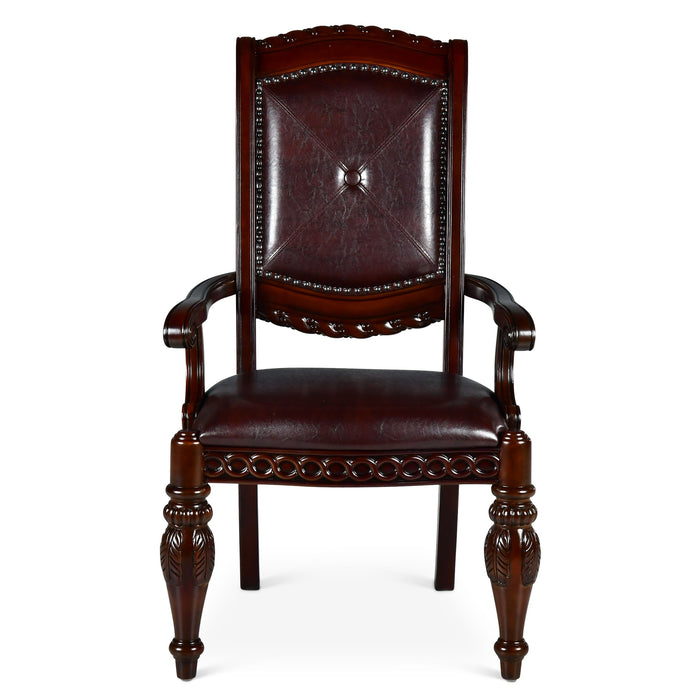 Antoinette - Arm Chair (Set of 2) - Dark Brown