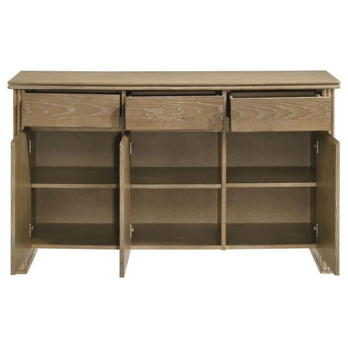 Adina - 2-Door 59" Sideboard Server - Distressed Light Brown