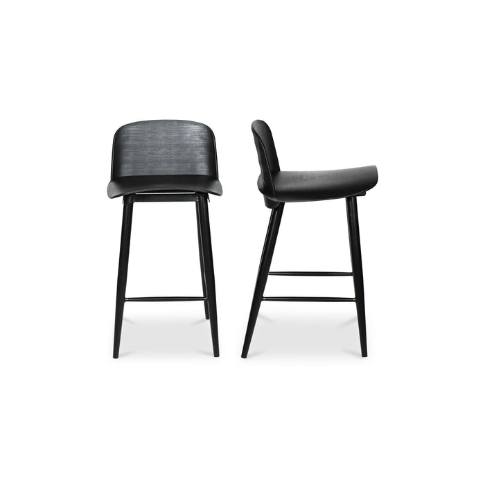 Looey - Counter Stool (Set of 2) - Black
