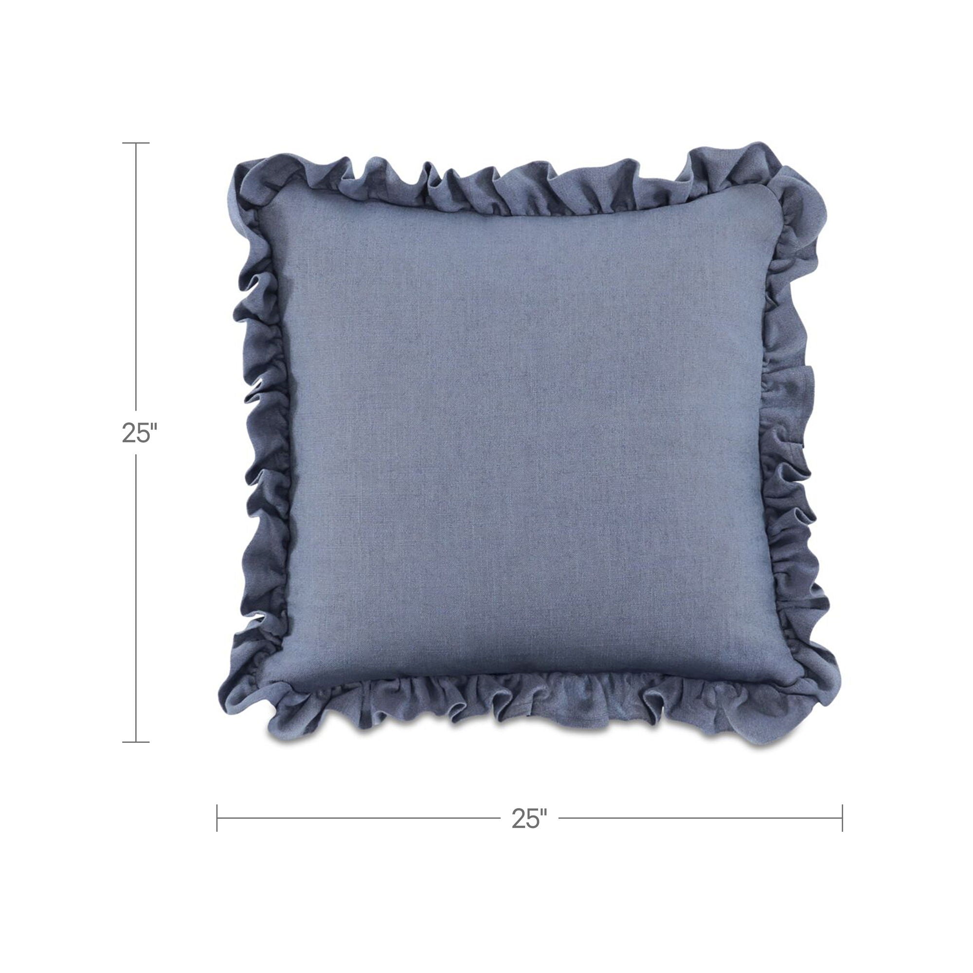 Betty - 25" Cushion Blue - Blue