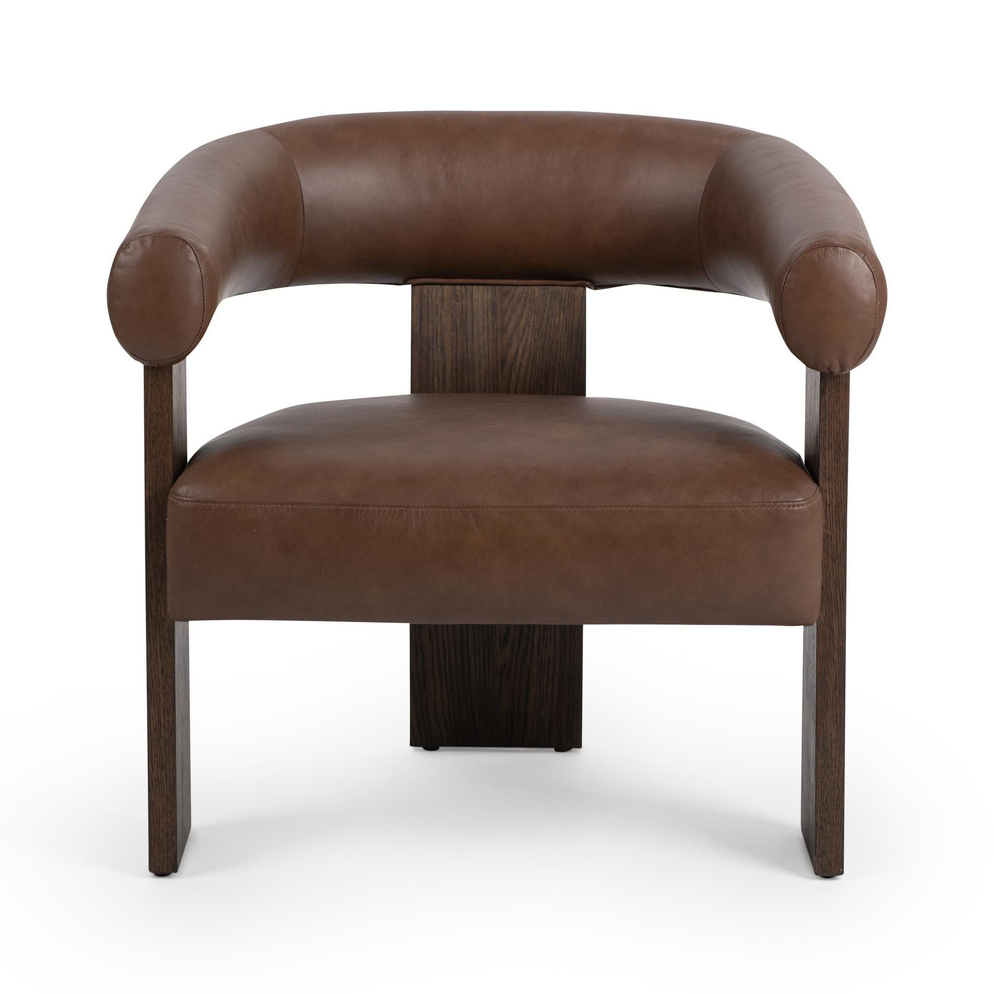 Julina - Accent Chair - Rich Cocoa
