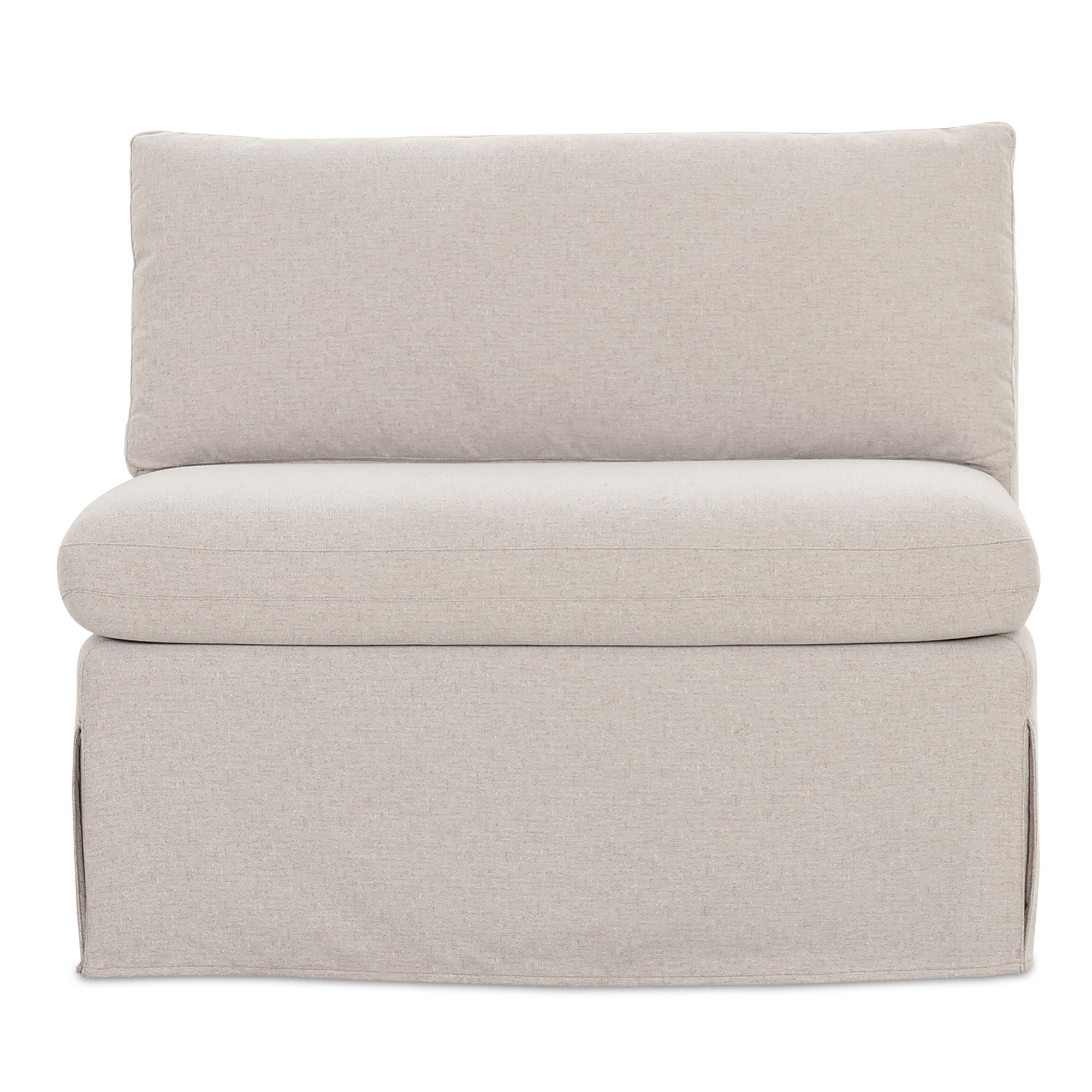 Fable - Slipcover Dining Chair And Half - Beige