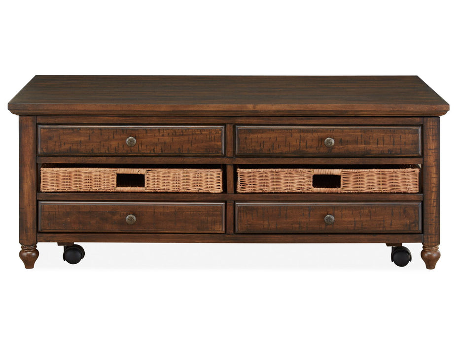 Cottage Lane - Wood Rectangular Lift-top Cocktail Table - Coffee