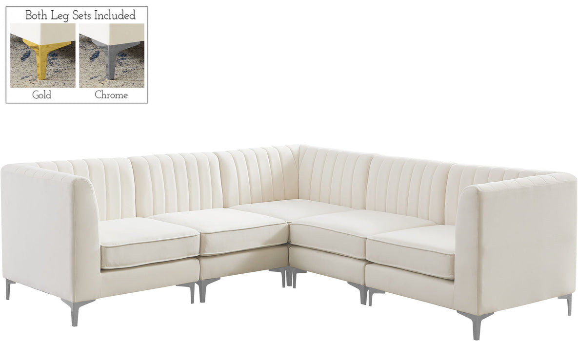 Alina - 5 Piece Modular Corner Sectional