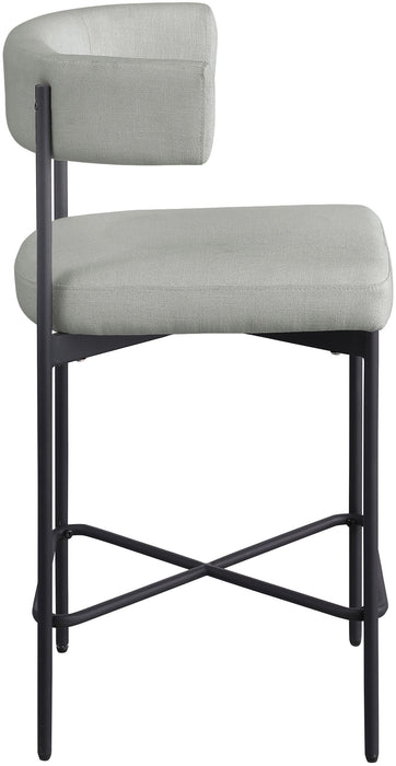 Rivage - Durable Stool With Black Frame (Set of 2)