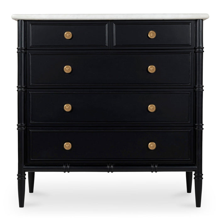 Eleanor - 5 Drawer Chest - Black