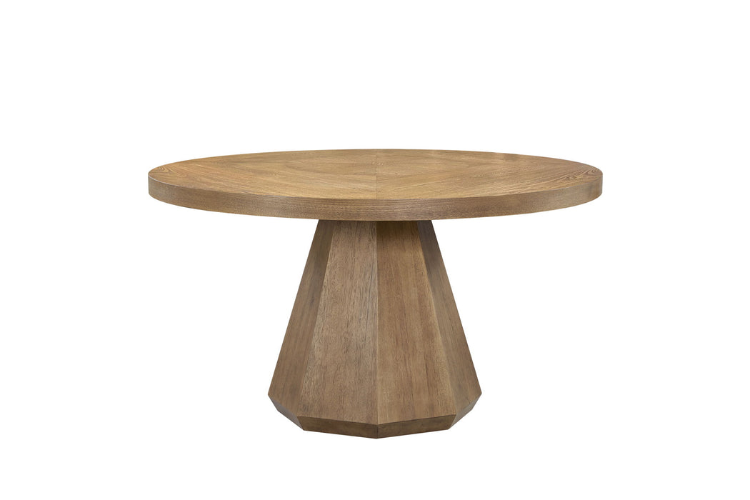 Elure - Round Dining Table - Latte