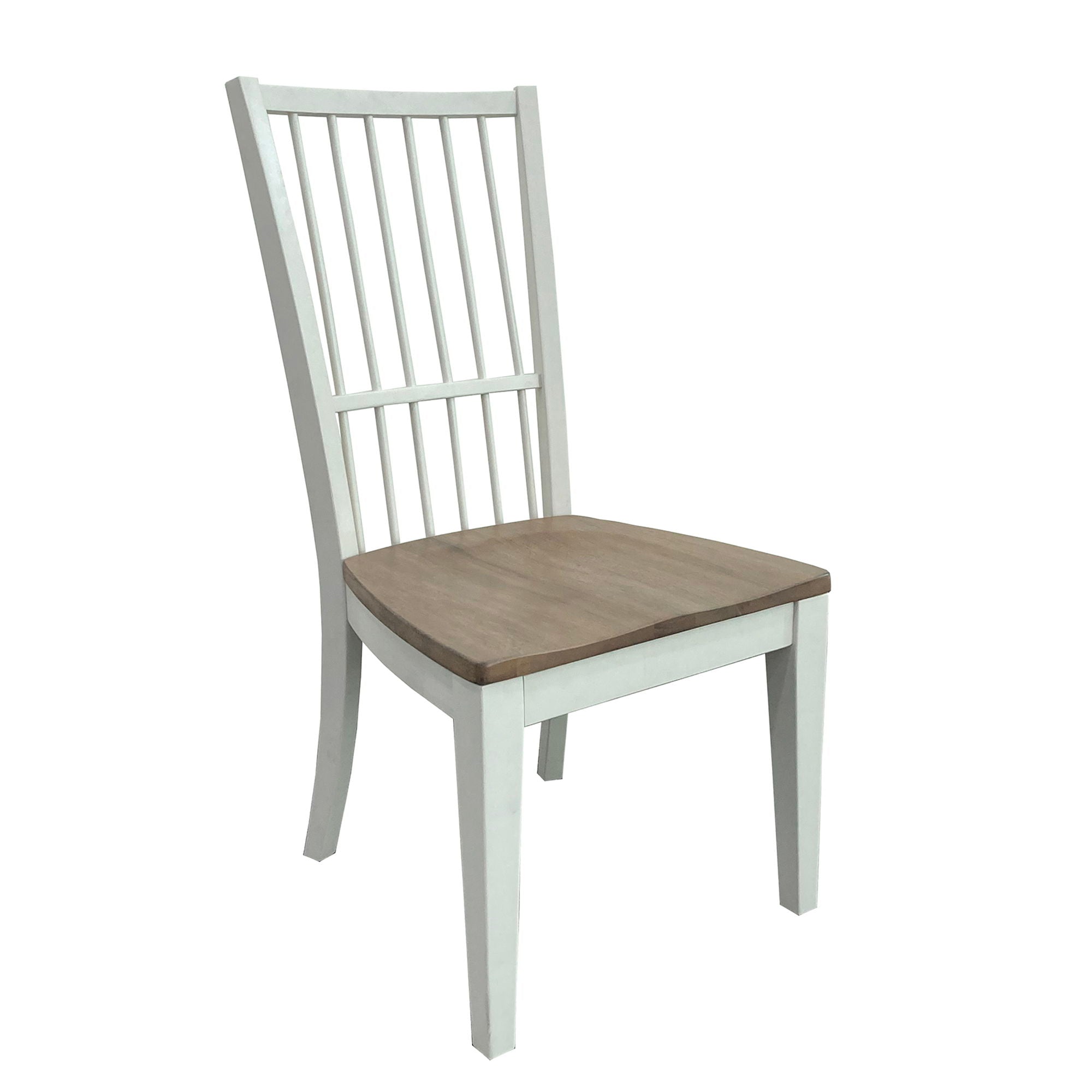 Americana Modern Dining - Spindle Back Dining Chair (Set of 2) - Cotton White
