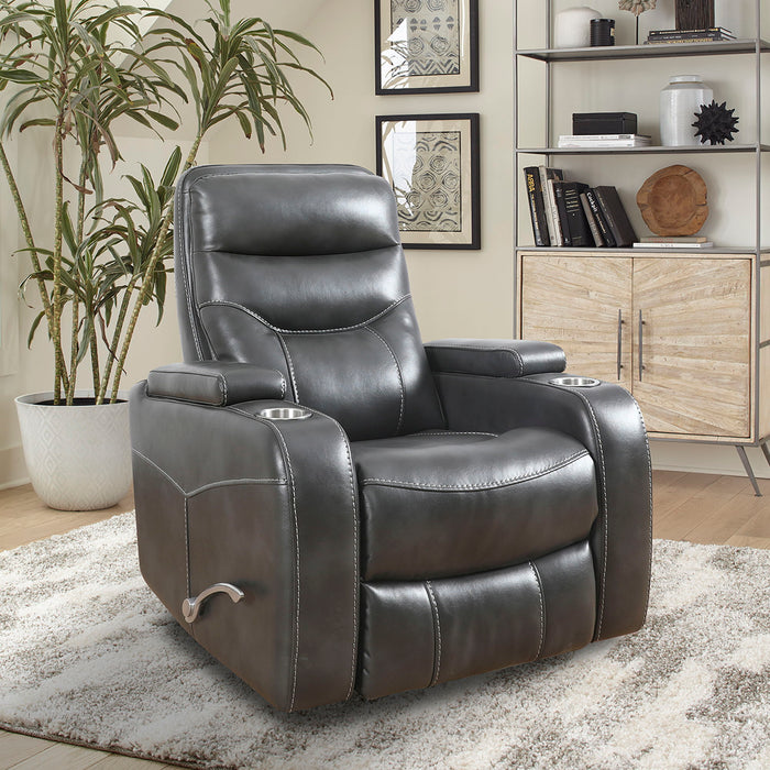 Origin Manual - Manual Swivel Glider Recliner - Flint