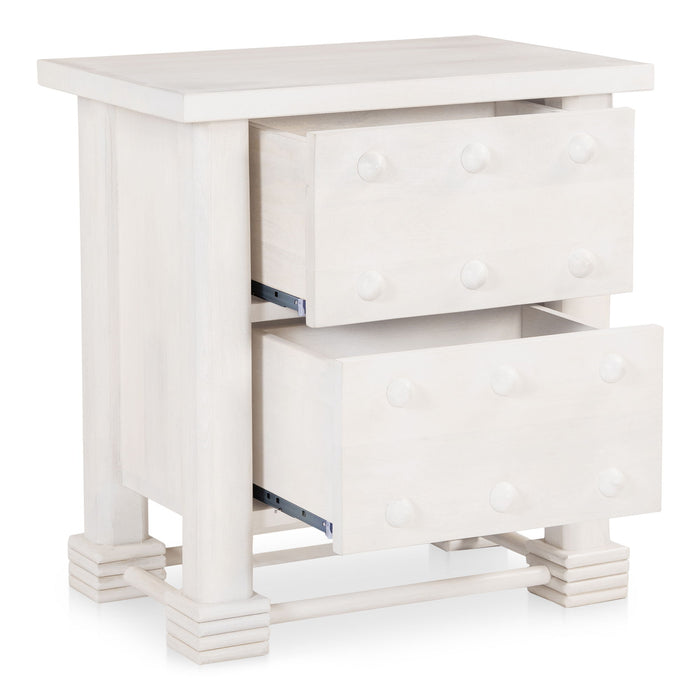 Clement - Nightstand - Whitewashed