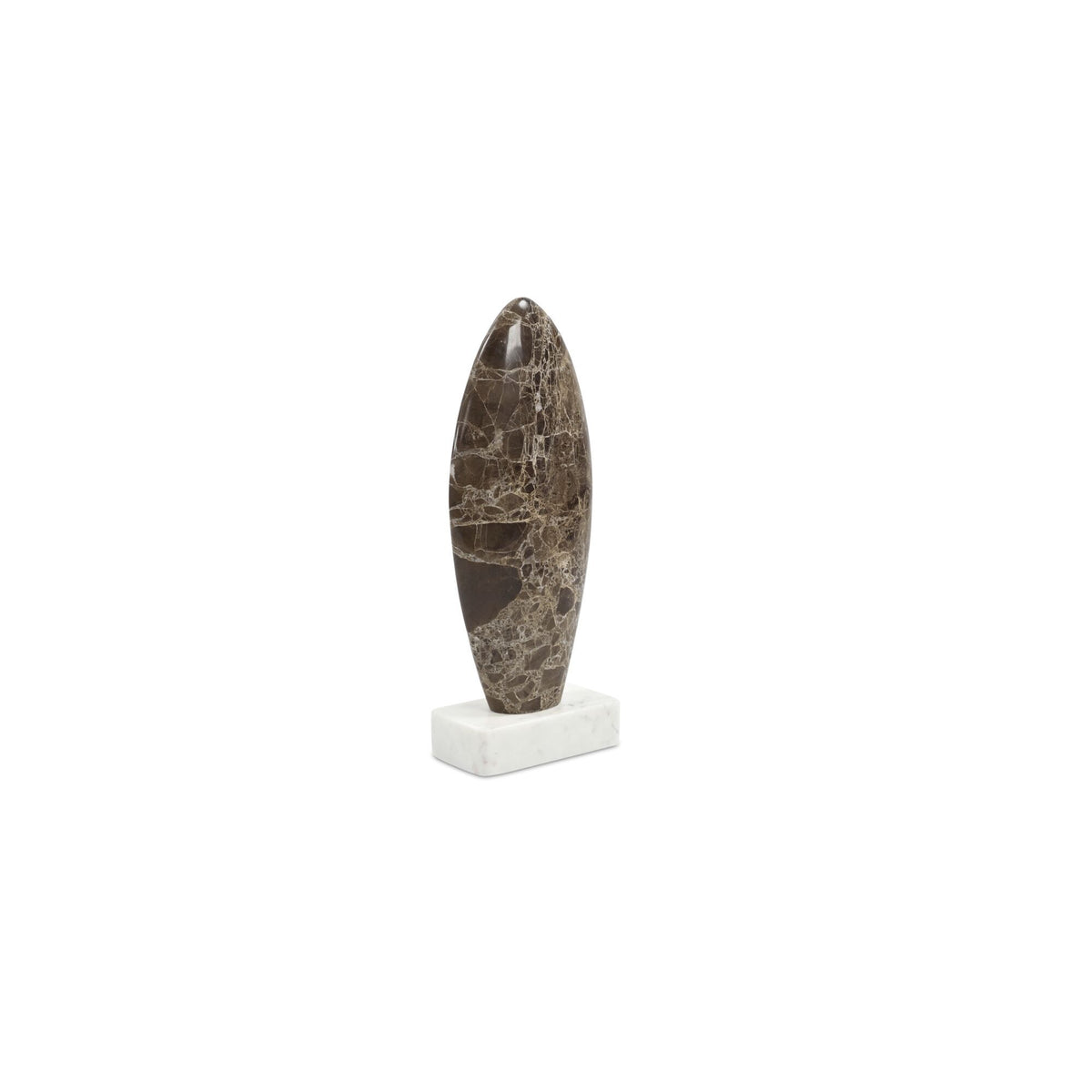Boda - Sculpture Dark Emperador Marble - Brown