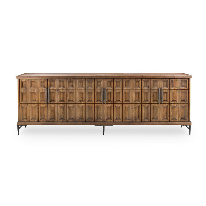 Willmark - 6 Door Iron Leg Sideboard