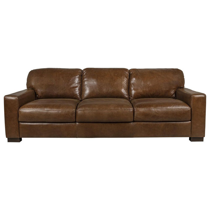 Beckham Chestnut Leather Sofa