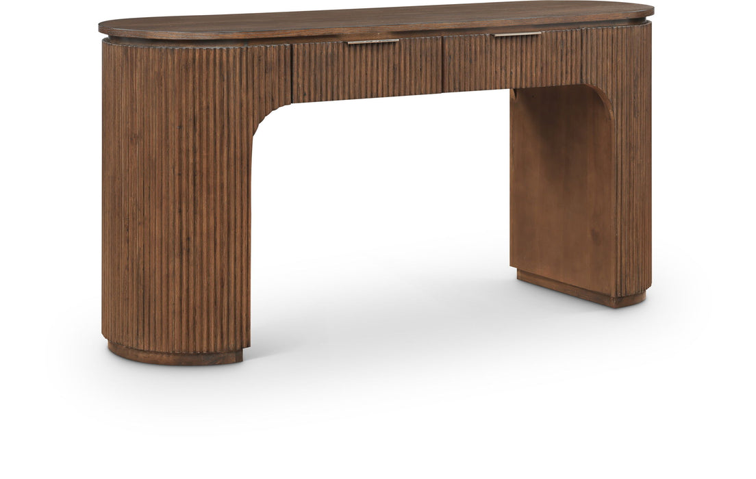 Astrid - Solid Wood And Oak Veneer Desk