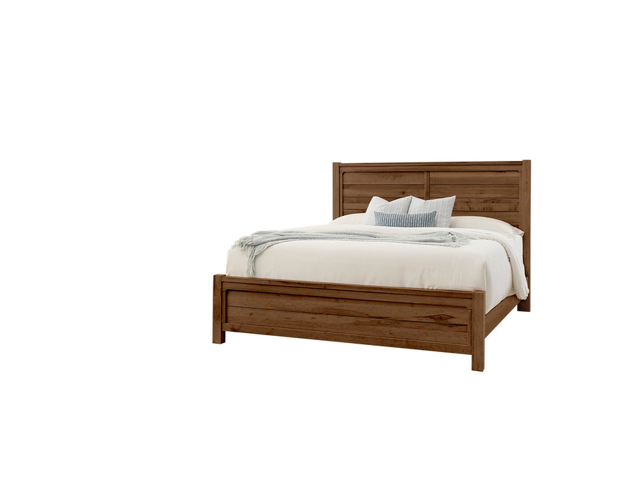 Cool Rustic - Queen Plank Bed - Amber