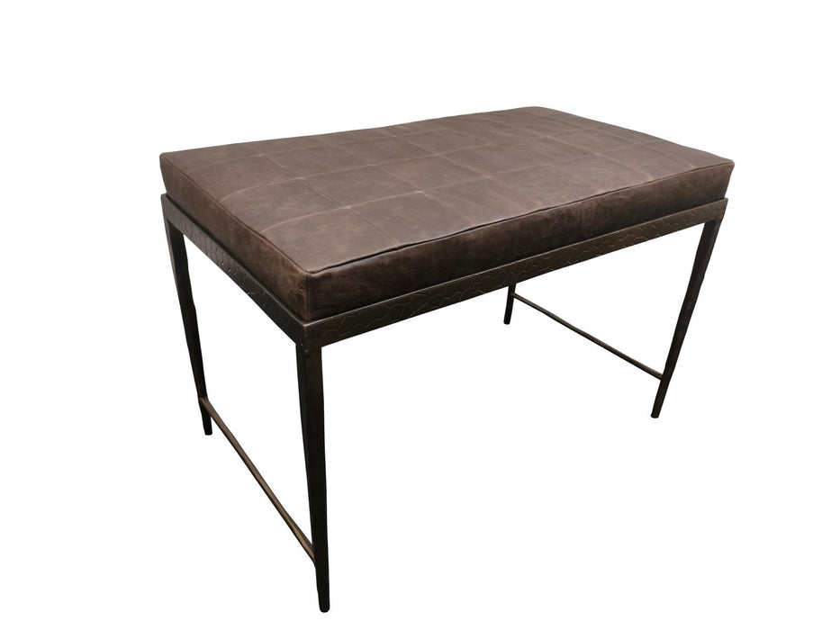 Malo - 28" Leather Bench