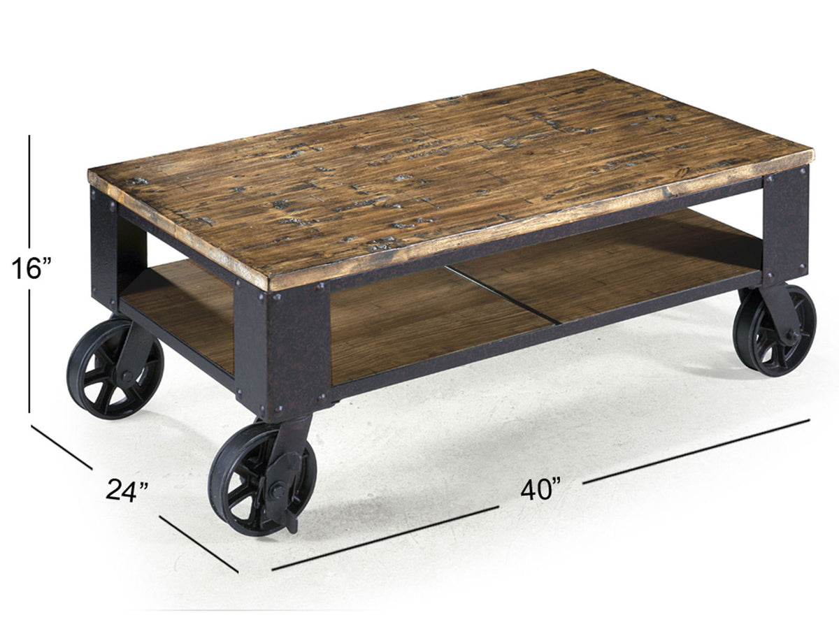 Pinebrook - Rectangular Starter Cocktail Table Set