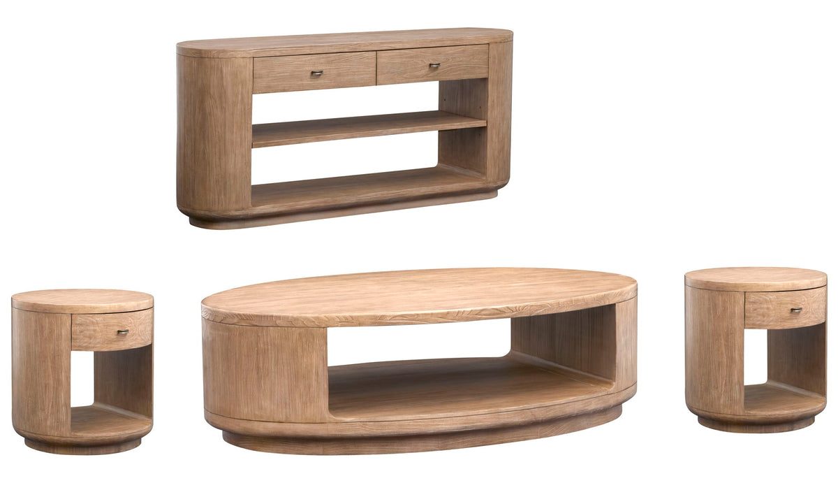 Sanford - Oval Cocktail Table Set