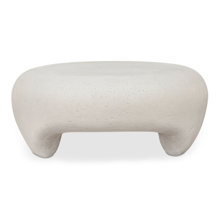 Ines - Outdoor Coffee Table - White