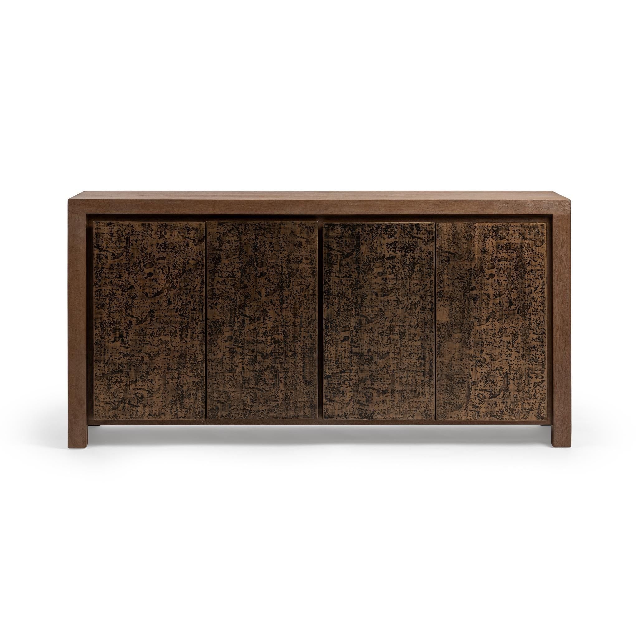 Glendale - 4 Door Buffet - Toasted Chestnut