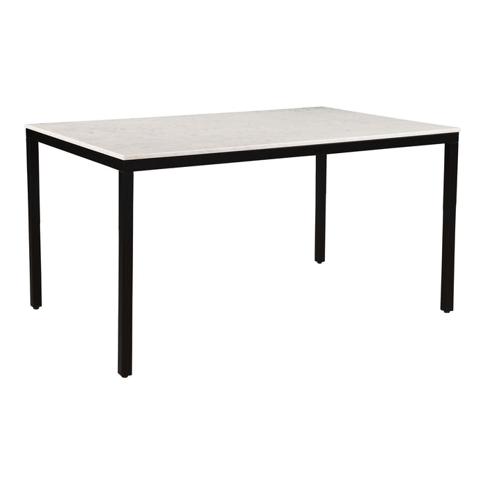 Parson - Small Marble Dining Table - Black