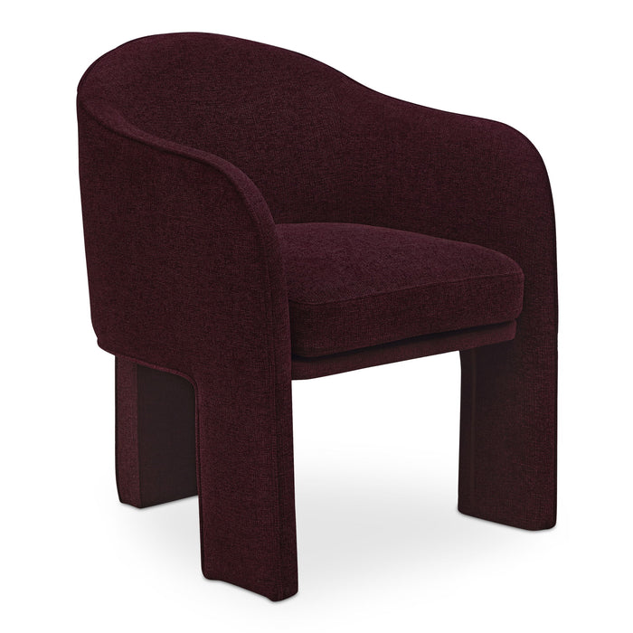 Clara - Dining Chair Performance Fabric - Plum