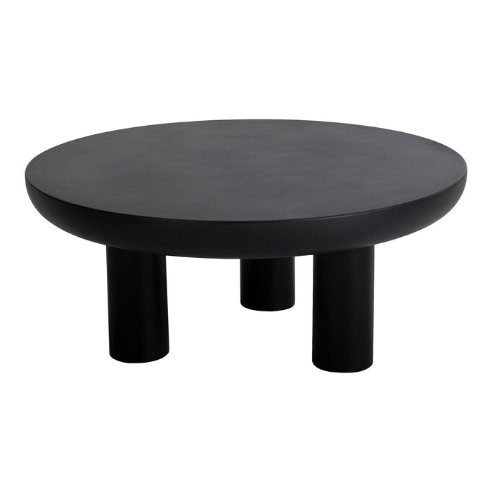 Rocca - Cement Coffee Table - Black