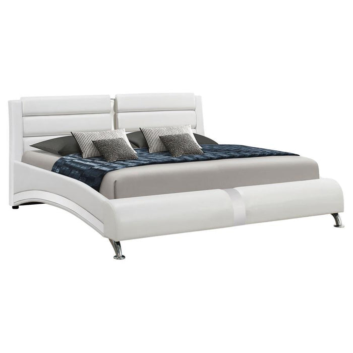 Jeremaine - Upholstered Sleigh Bed